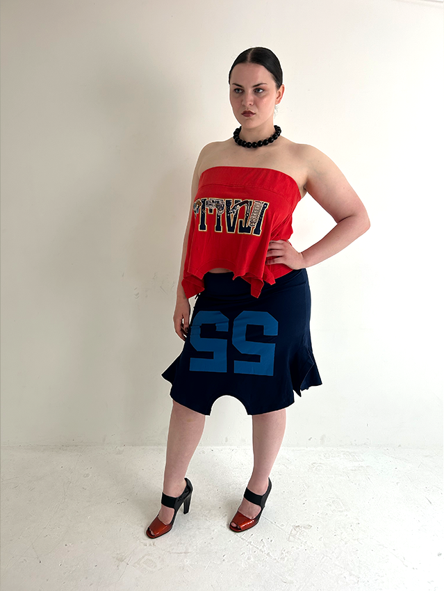 Blue 55 T-skirt - Size L