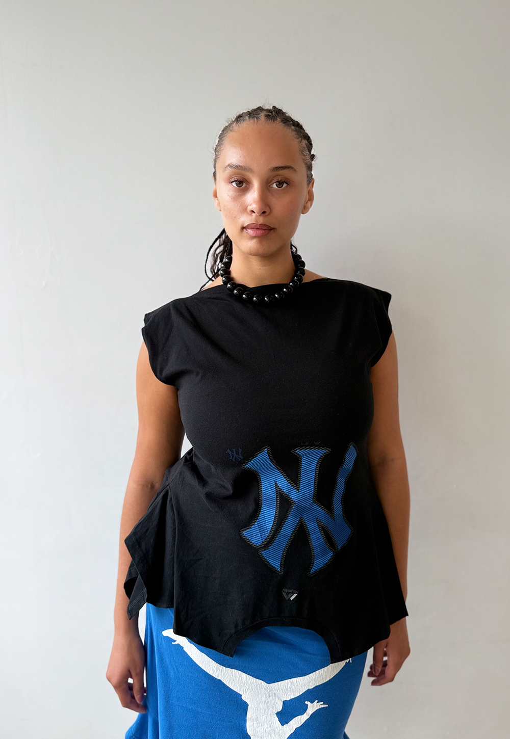 Black/blue NY 180 Top - Size L