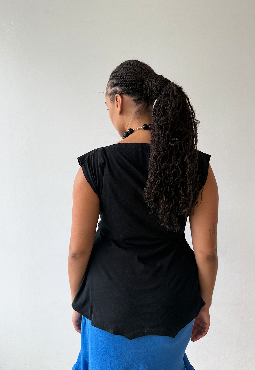 Black/blue NY 180 Top - Size L