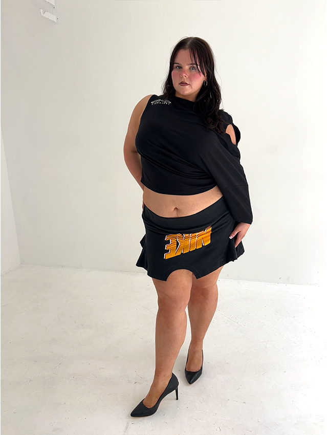 Black Shift Top - Size XL