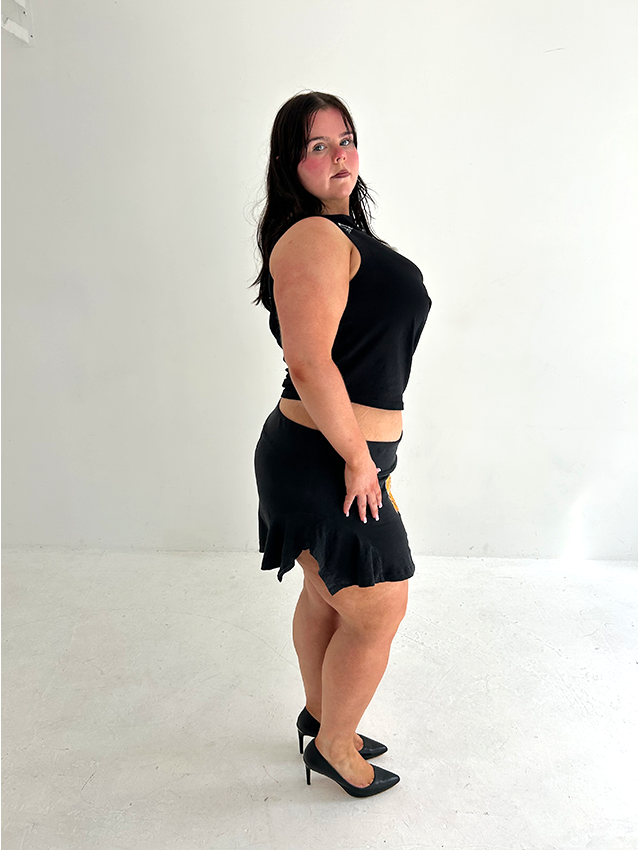 Black Shift Top - Size XL