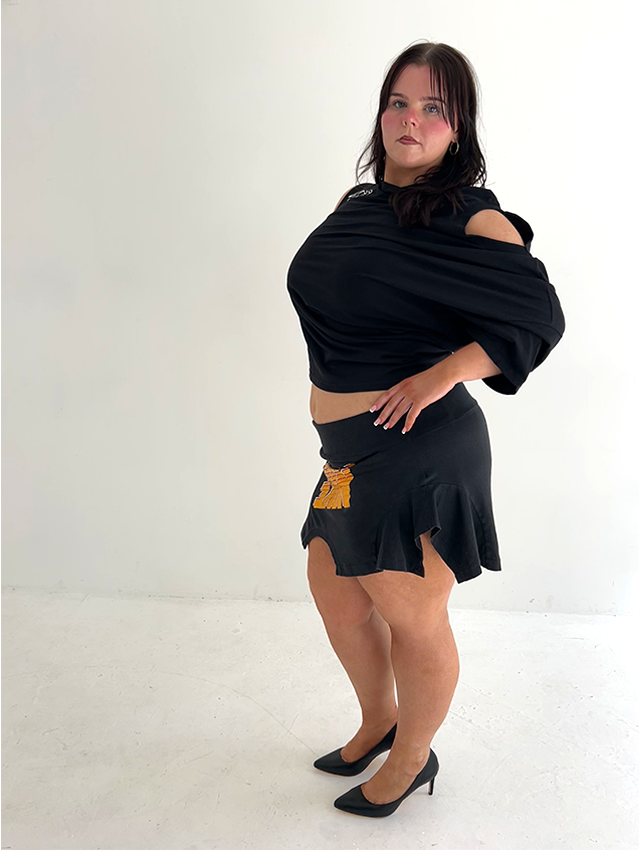 Black Shift Top - Size XL