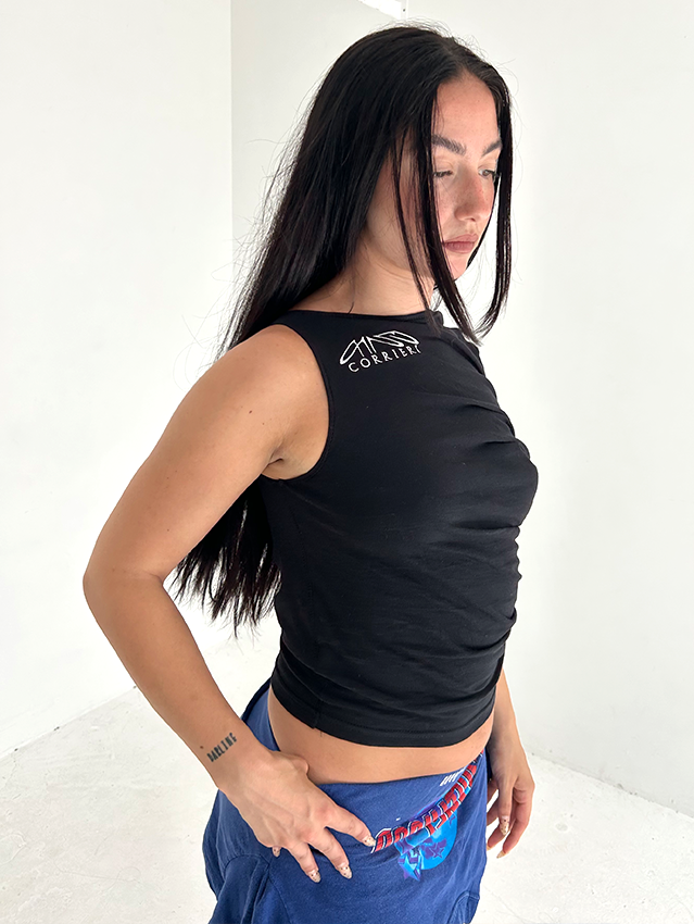 Black Shift Top - Size XS
