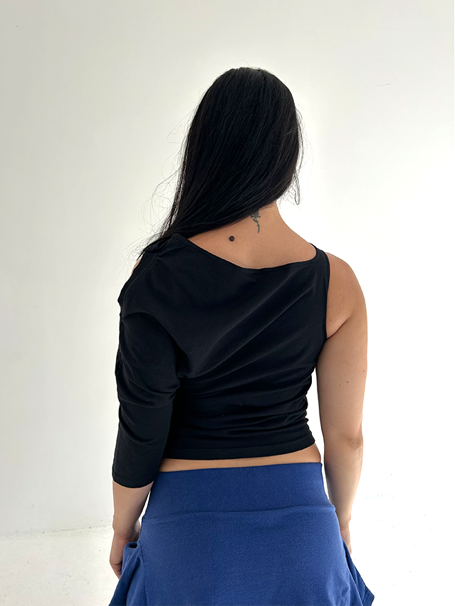 Black Shift Top - Size XS