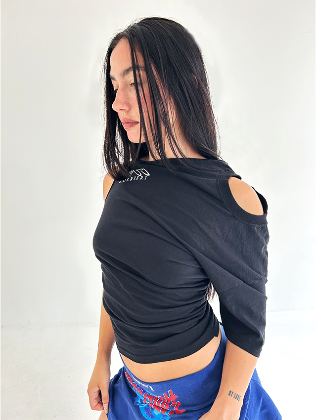Black Shift Top - Size XS