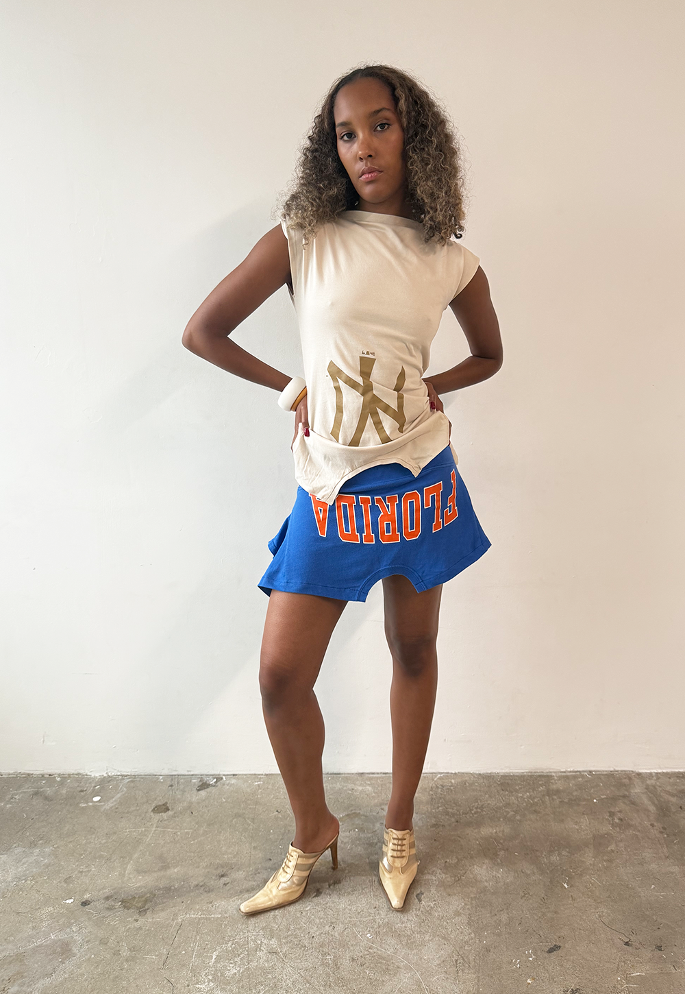 Blue Florida Mini T-skirt - Size M