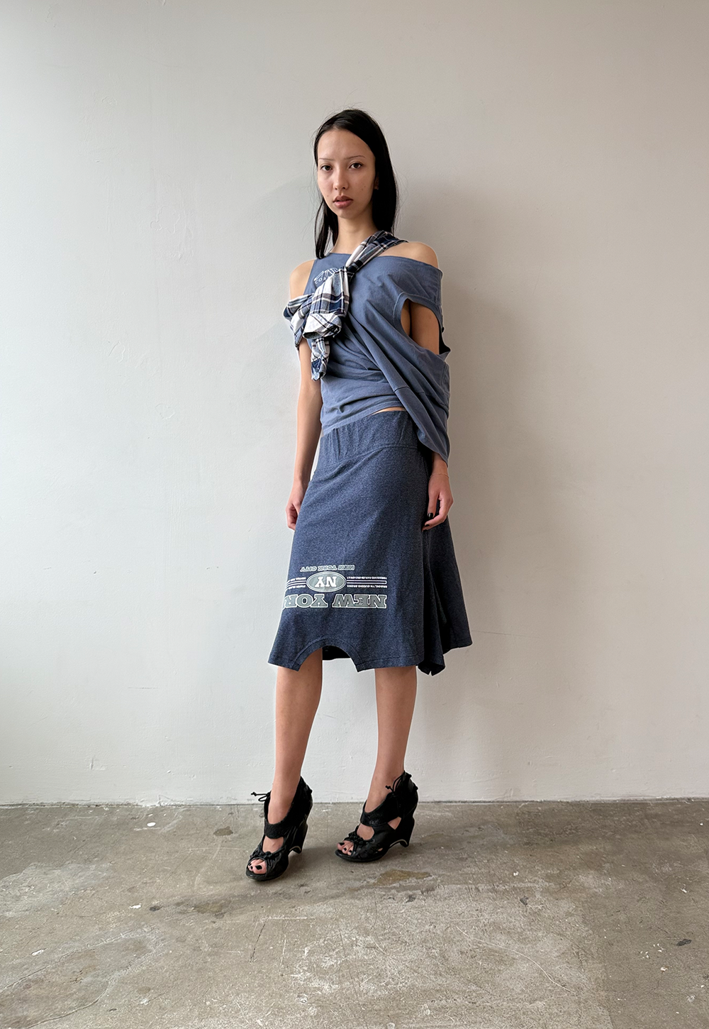 Blue NYC T-skirt - Size S