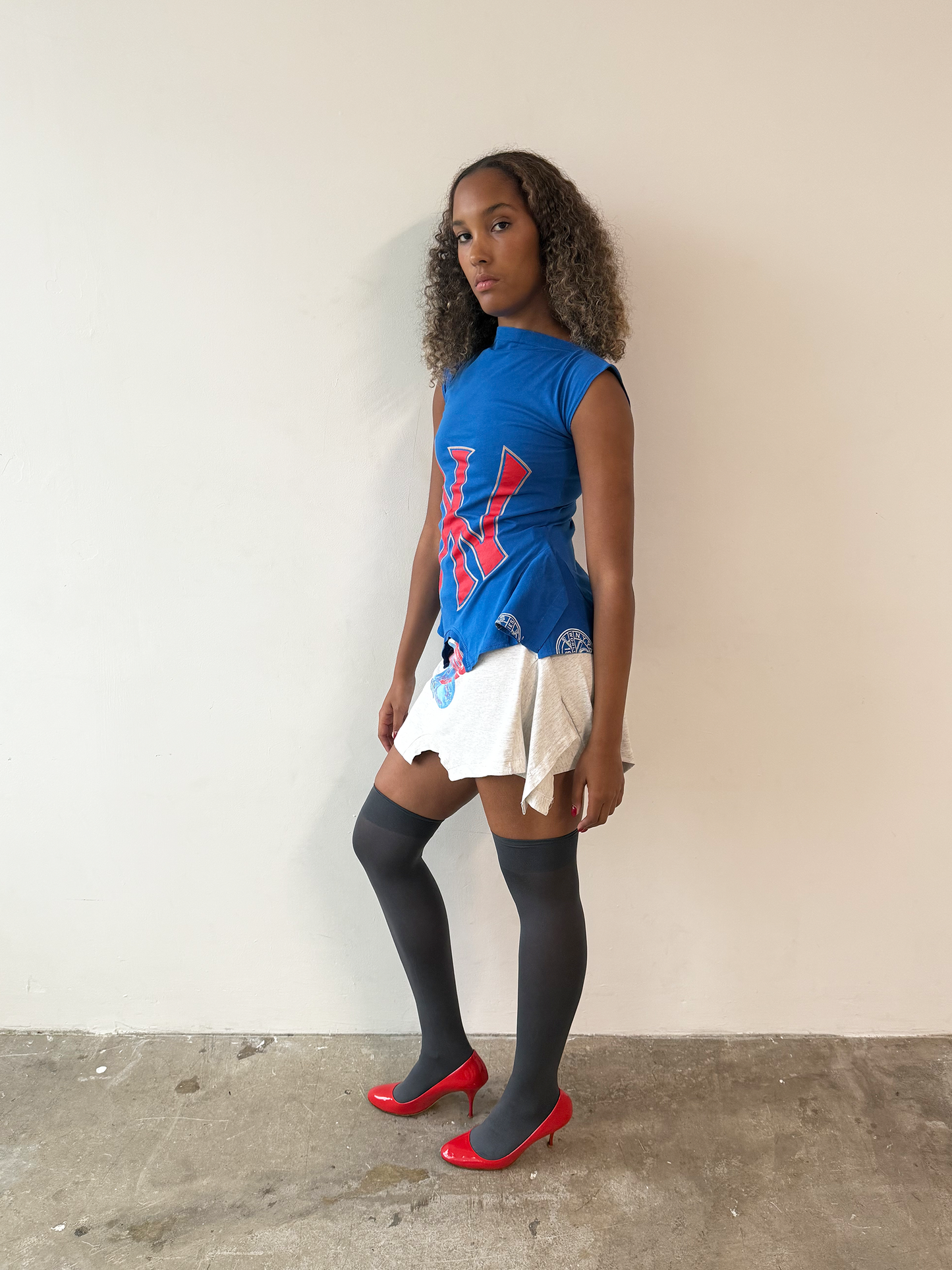 Blue Red NY 180 Top - Size S