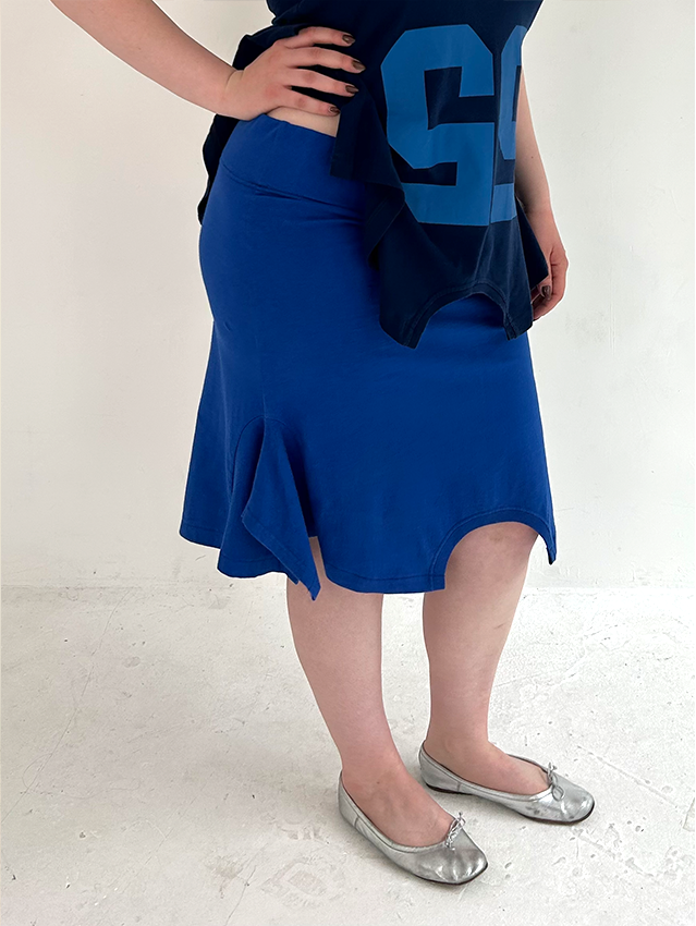 Cobalt Blue T-skirt - Size L