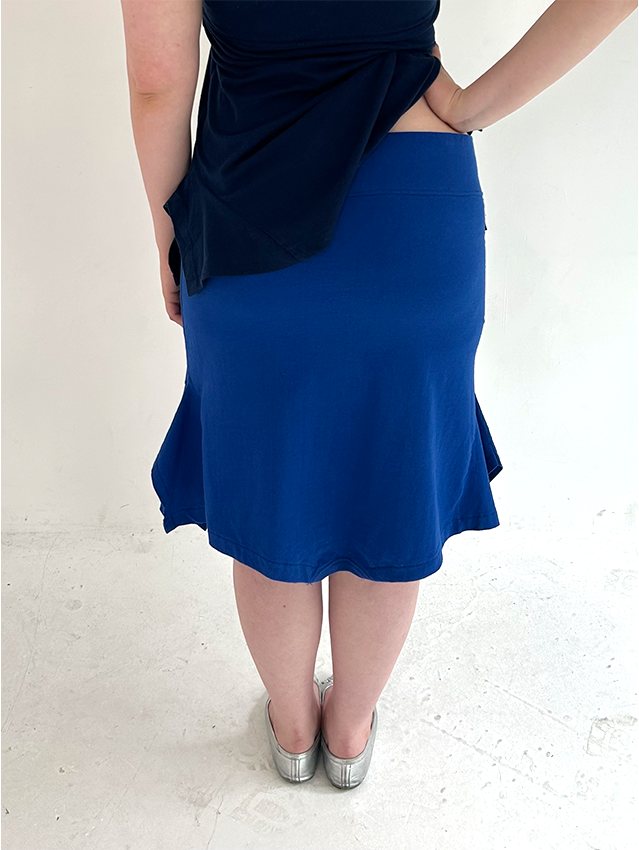 Cobalt Blue T-skirt - Size L