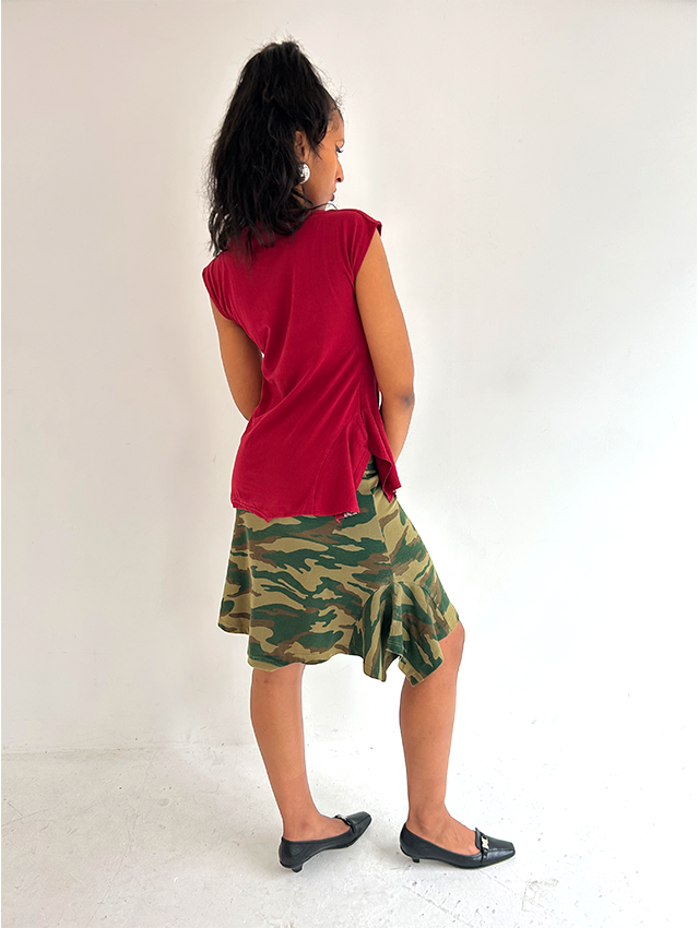 Green Camo T-skirt - Size M