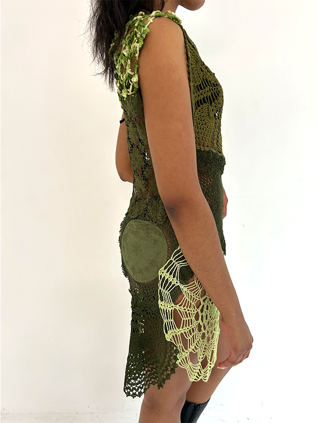 Forest Crochet Dress - Size S\M