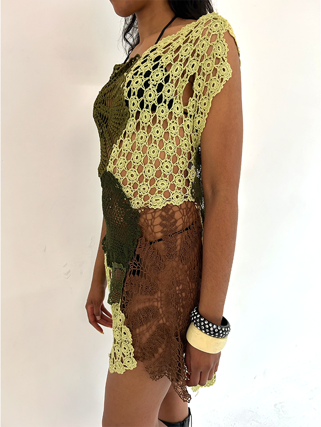 Forest Crochet Dress - Size S\M