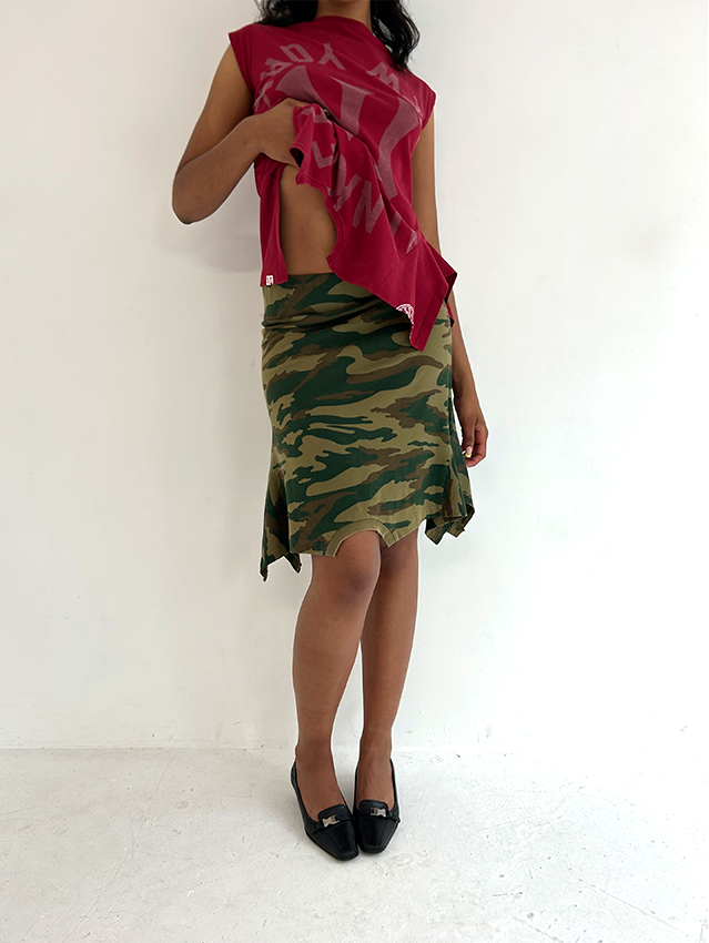 Green Camo T-skirt - Size M