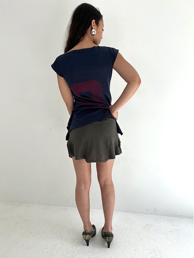 Grey London Mini T-skirt - Size S