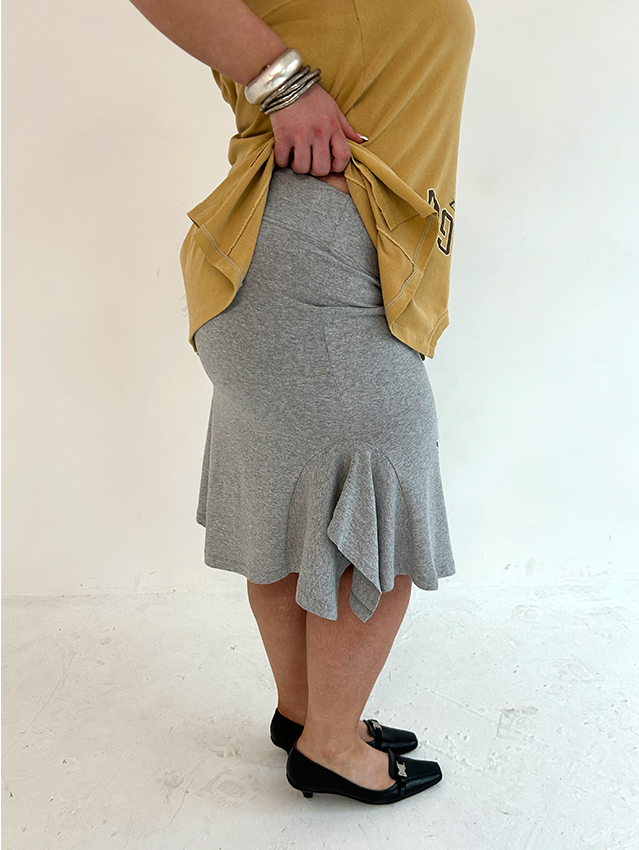 Grey/ Navy NY T-skirt - Size XL