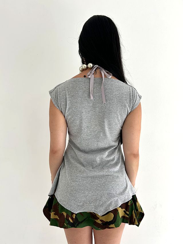 Grey Pocket 180 Top - Size XS
