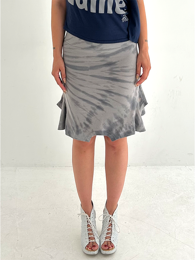 Grey Tie-dye T-skirt - Size XS
