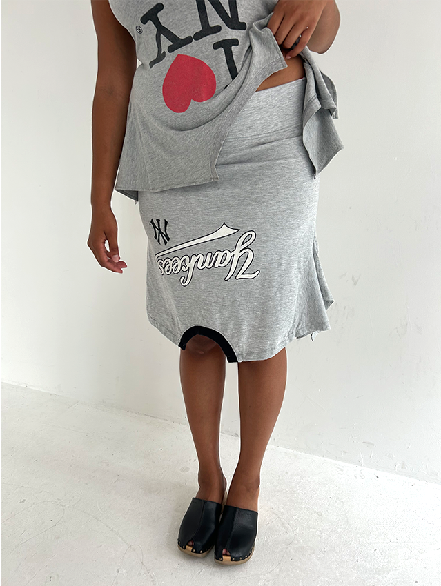 Grey Yankees NY T-skirt - Size L