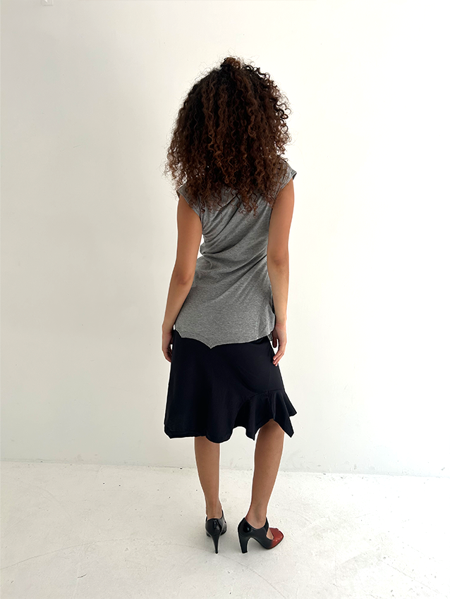Grey NY 180 Top - Size S