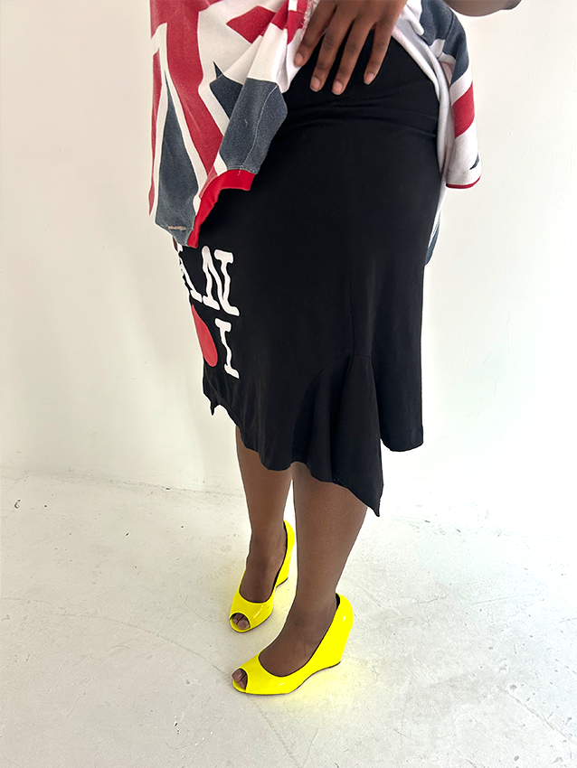 Black I <3 NY T-skirt - Size L