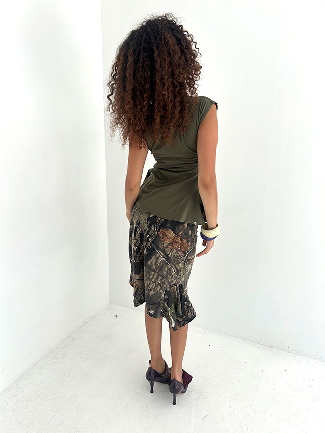 Khaki NY 180 Top - Size XS