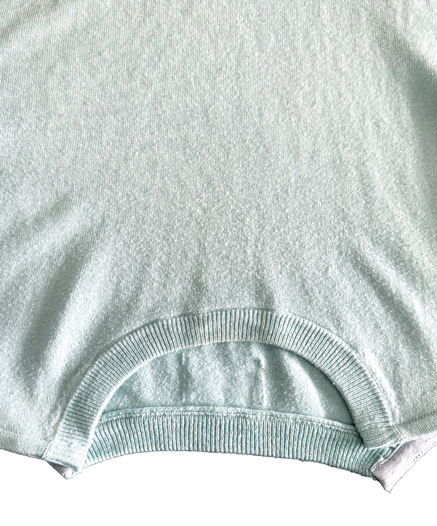 Mint Blue Knit Skirt - Size L/XL