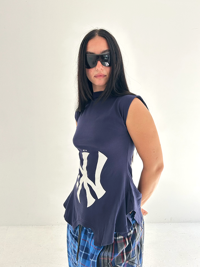 Navy NY 180 Top - Size S