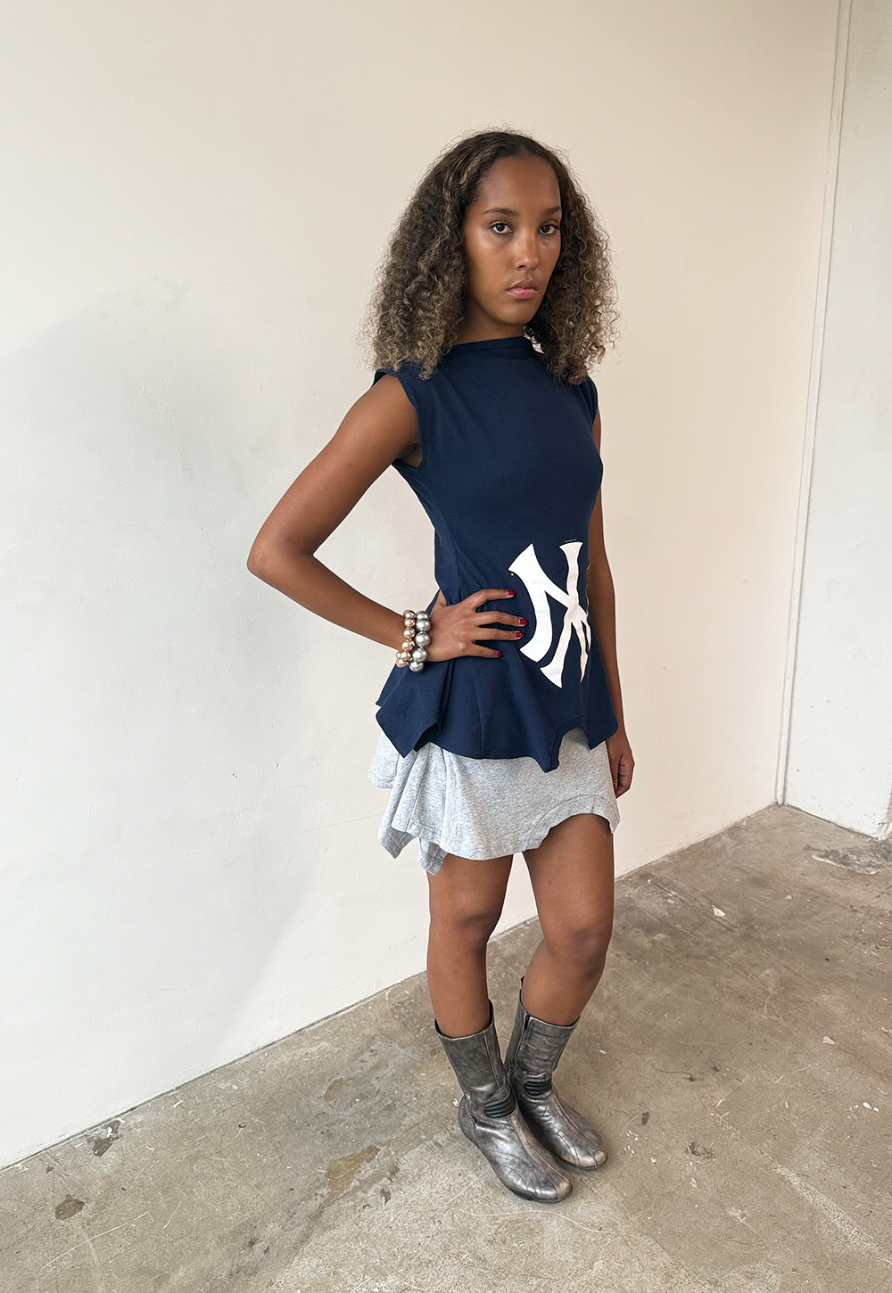 Navy NY 180 Top - Size M