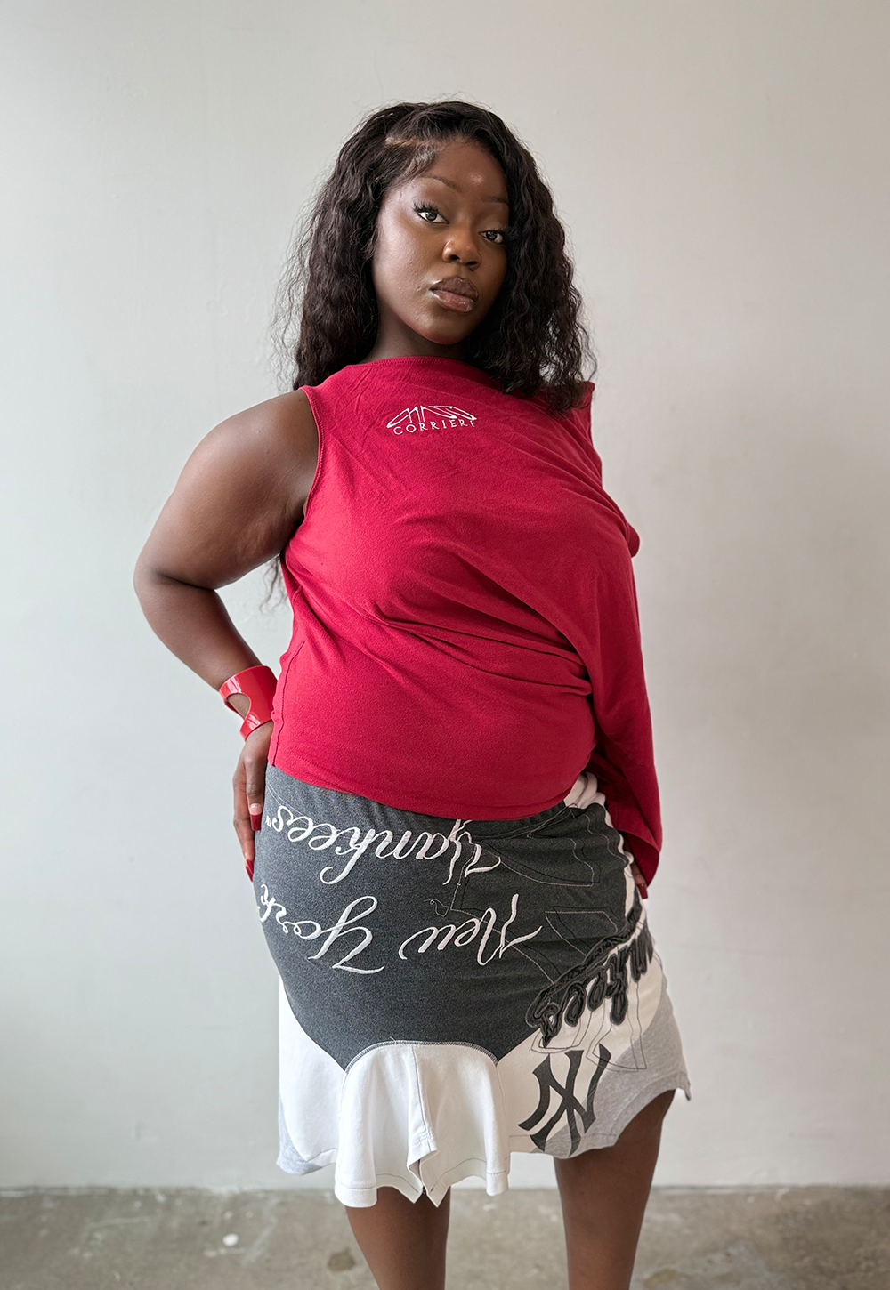 Red Shift Top - Size XXL