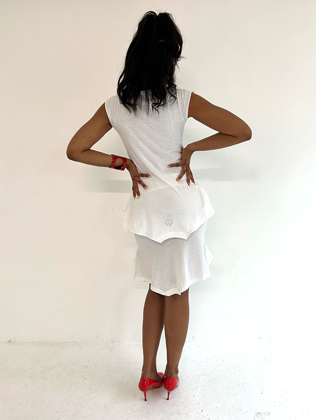 White/navy NY Set - Size S