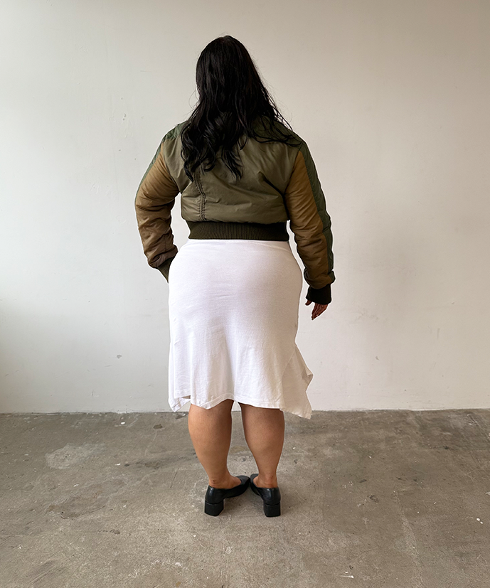 White Russell T-skirt - Size XL