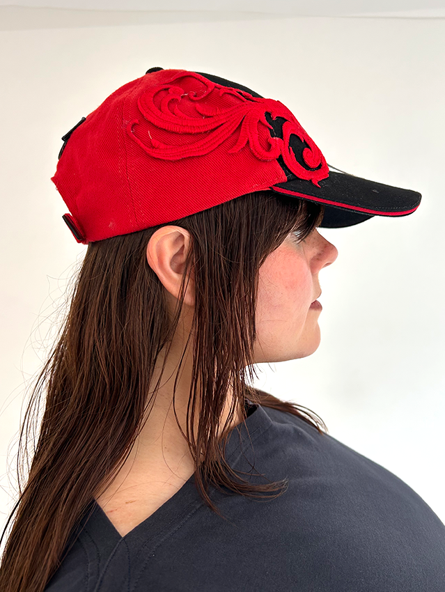 Black/red Kawasaki Souvenir Cap