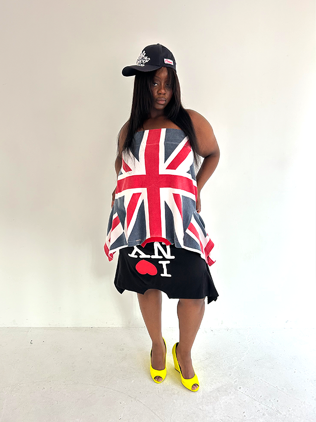 Black I <3 NY T-skirt - Size L