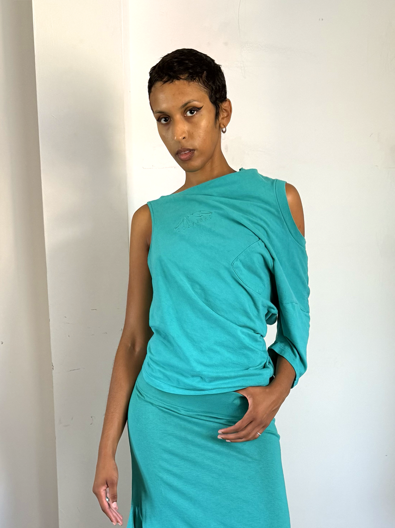 Aquamarine Shift Tops