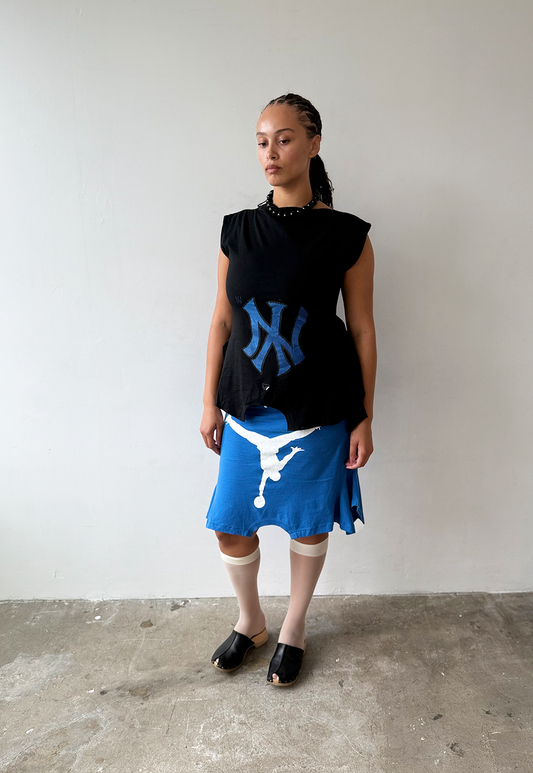 Black/blue NY 180 Top - Size L