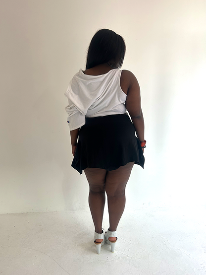 Black Bball Mini T-skirt - Size L