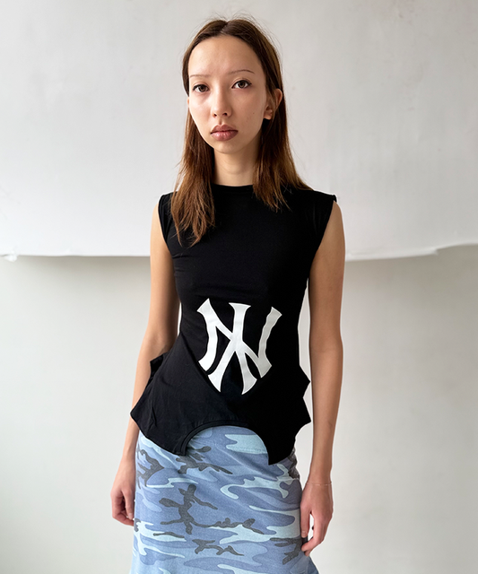 Black/white NY 180 Top - Size XS