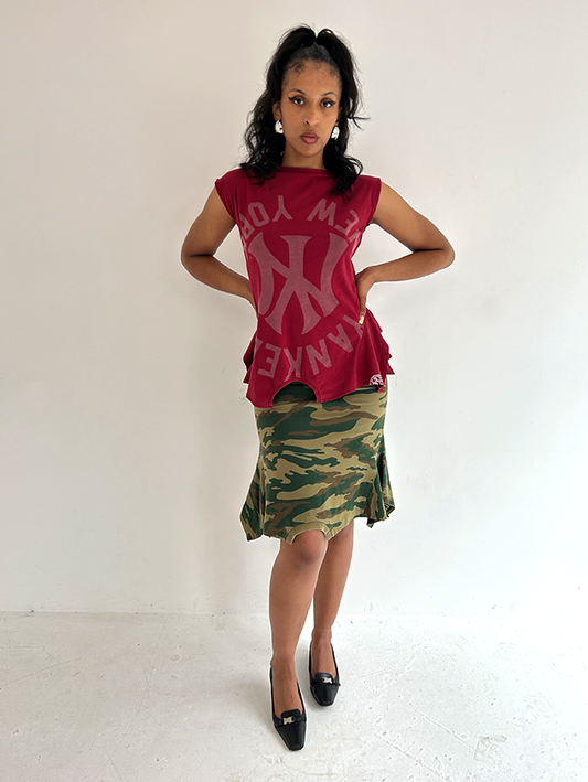 Green Camo T-skirt - Size M