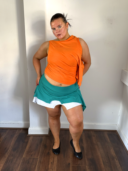 Double Mini T-skirts