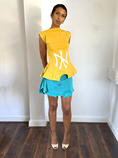 Double Mini T-skirts