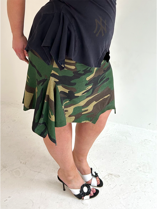 Green Camo T-skirt - Size XL