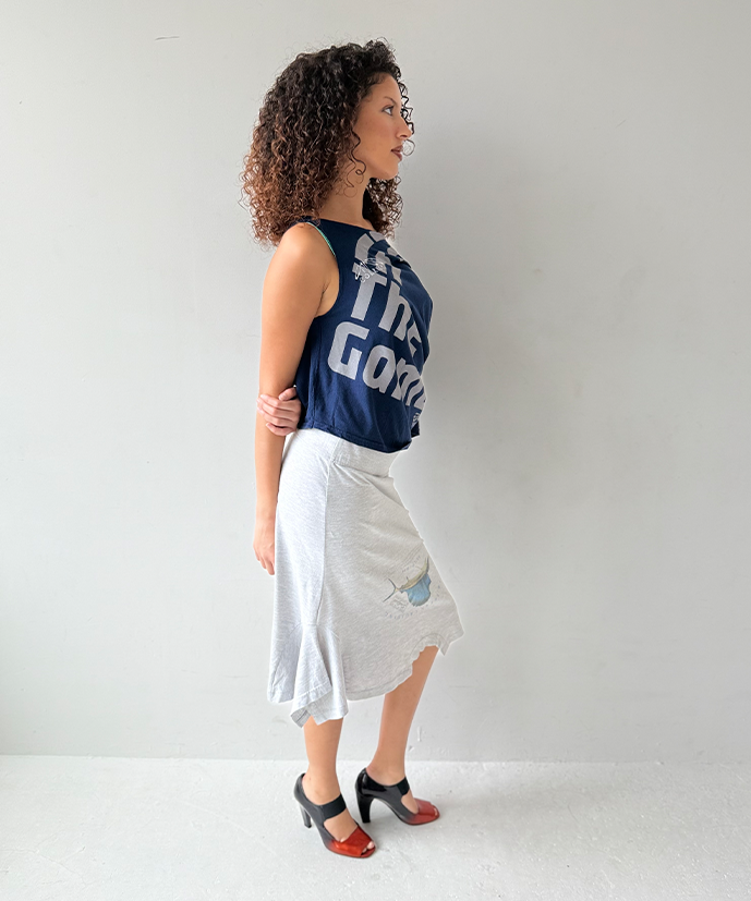 Grey Sailfish T-skirt - Size M