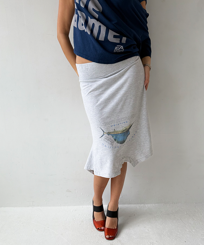 Grey Sailfish T-skirt - Size M