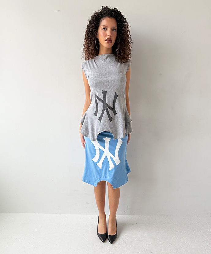 Grey NY 180 Top - Size M