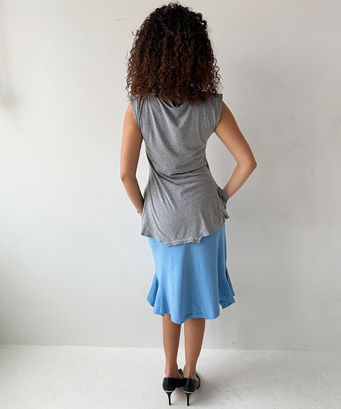 Grey NY 180 Top - Size M