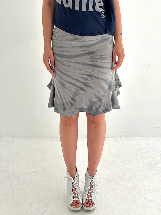 Grey Tie-dye T-skirt - Size XS
