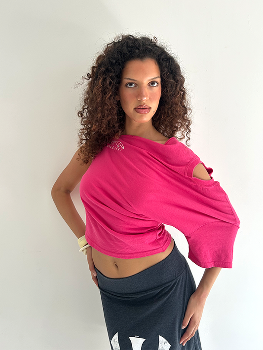 Hot Pink Shift Top - Size S