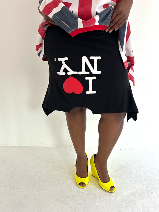 Black I <3 NY T-skirt - Size L