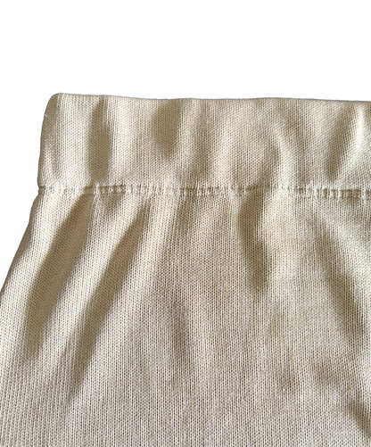 Light Yellow Knit Skirt - Size M